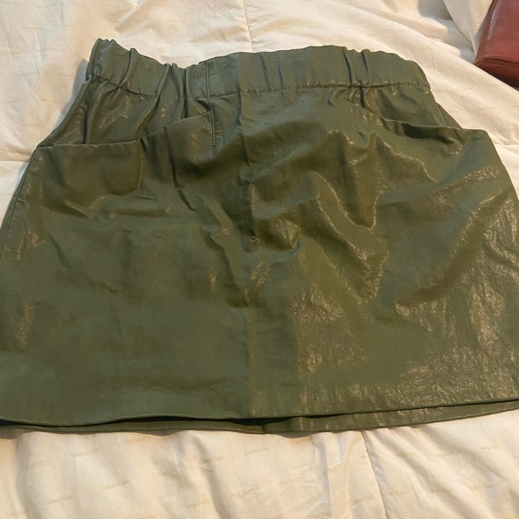 Zara Faux Leather Skirt - Picture 9 of 9